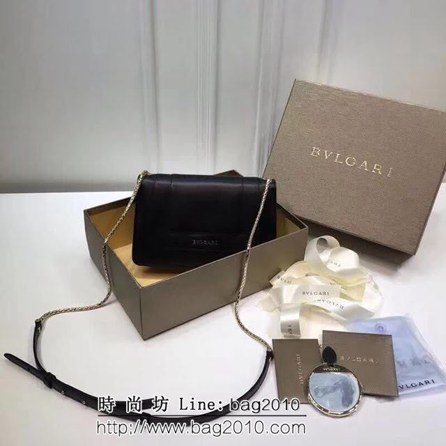 BVLGARI寶格麗 專櫃新款 蛇頭扣環 單層蛇頭包 鏈條單肩斜挎包 B39174 FYD1332